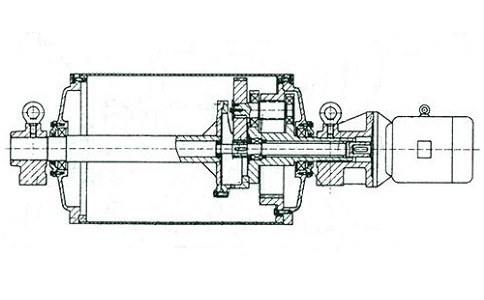 傳動(dòng)滾筒結(jié)構(gòu)圖
